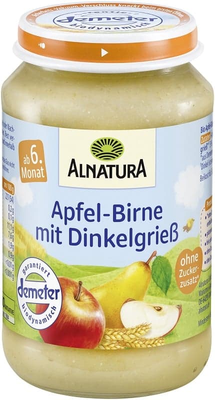 Alnatura BIO Apple-Pear with Spelt Semolina