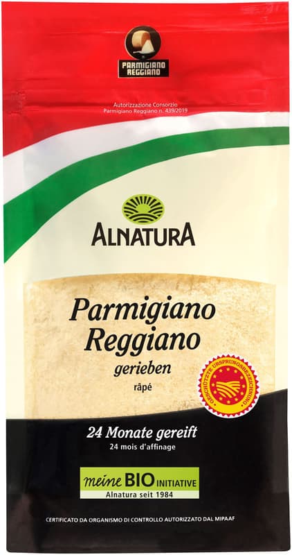 Alnatura BIO Parmigiano Reggiano frisch gerieben