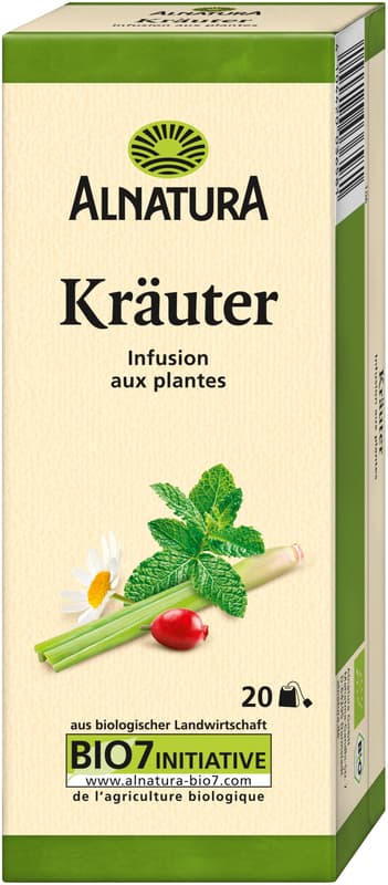Alnatura BIO Kräutertee Teebeutel 20x1,5g