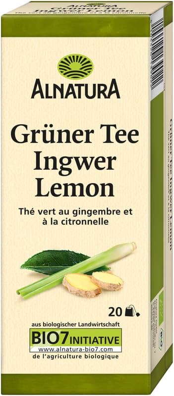 Alnatura BIO Green Tea Ginger-Lemon