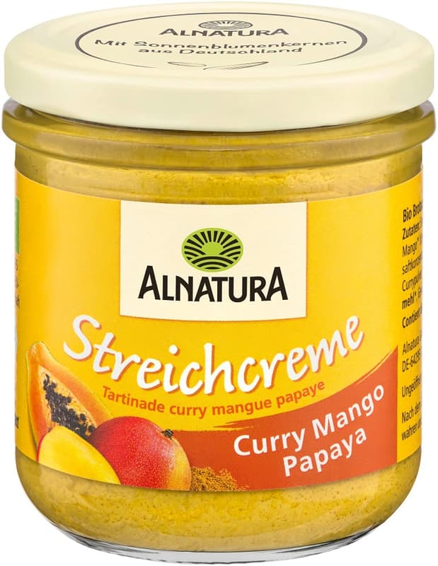 Alnatura BIO Curry-Mango-Papaya Aufstrich
