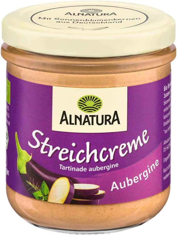 Alnatura BIO Streichcreme Aubergine