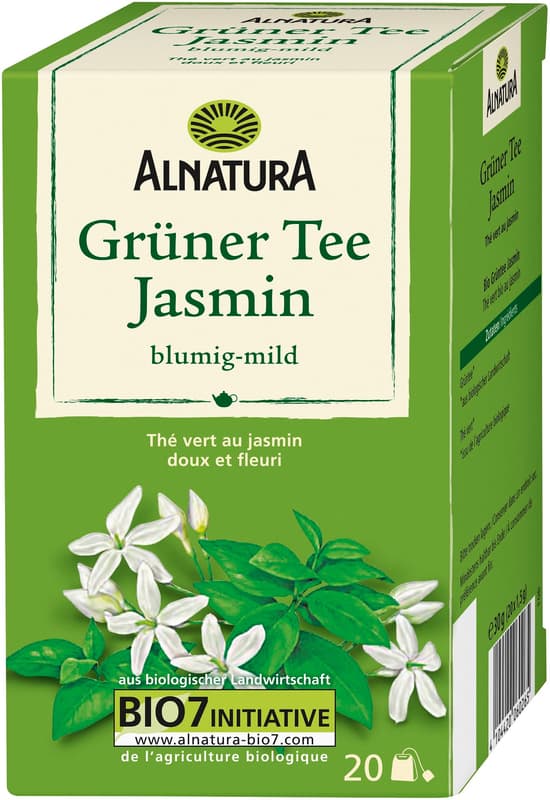 Alnatura BIO Grüner Tee mit Jasmin Teebeutel 20x1,5g