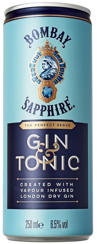Bombay Sapphire London Dry Gin&Tonic (EinwegPFAND) - gekühlt