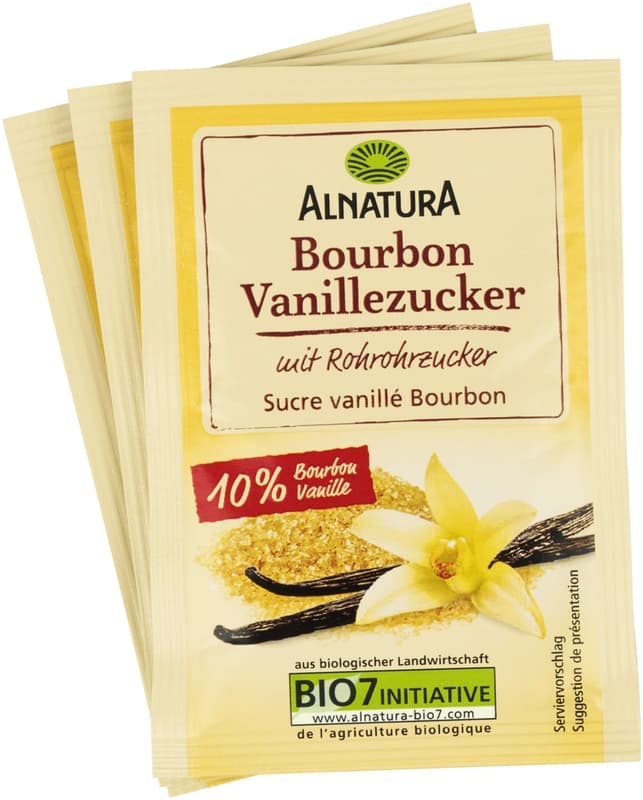 Alnatura BIO Bourbon Vanillezucker 3x8g