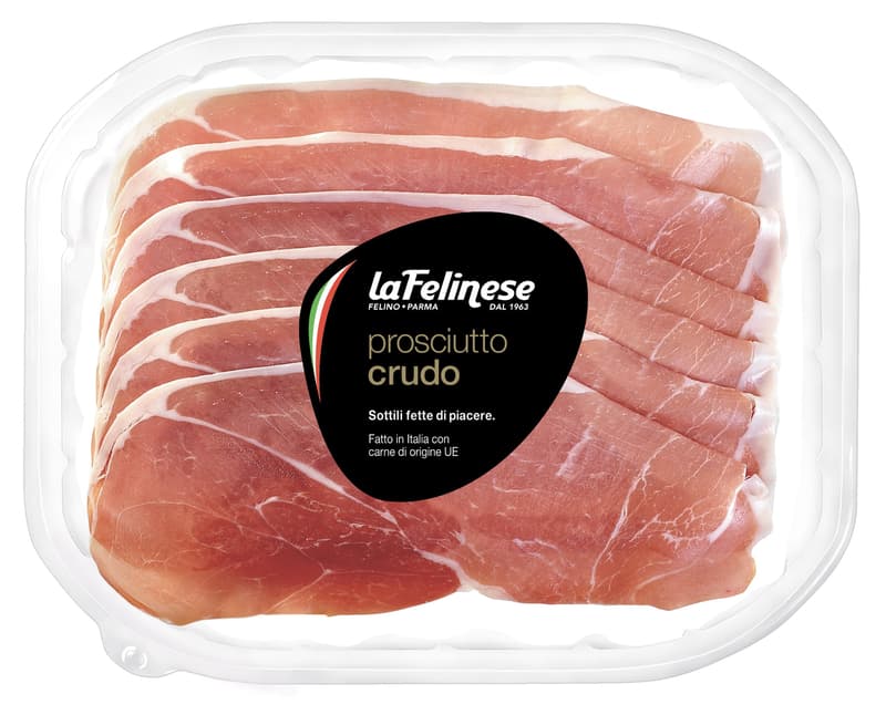 LaFelinese Prosciutto crudo stagionato geschnitten