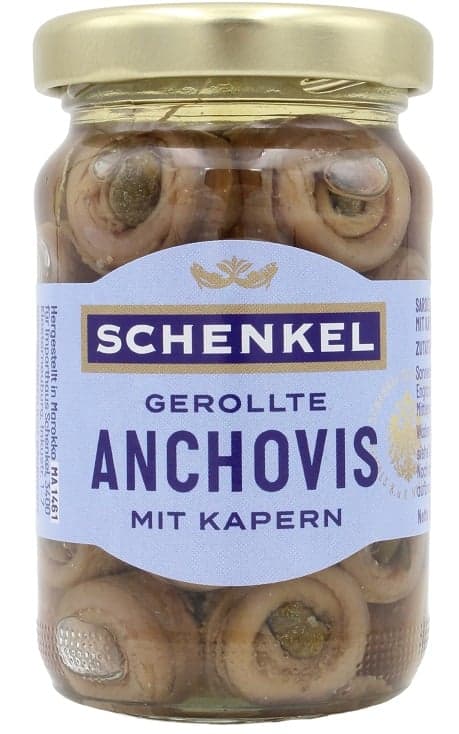 Schenkel Anchovis mit Kapern