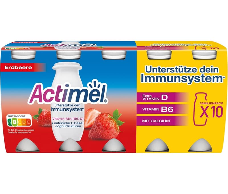 Danone ACTIMEL Yoghurt Drink Family Pack Strawberry