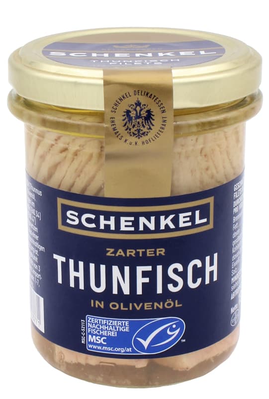 Schenkel Thunfisch in Olivenöl