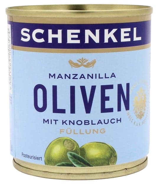 Schenkel Oliven mit Knoblauch