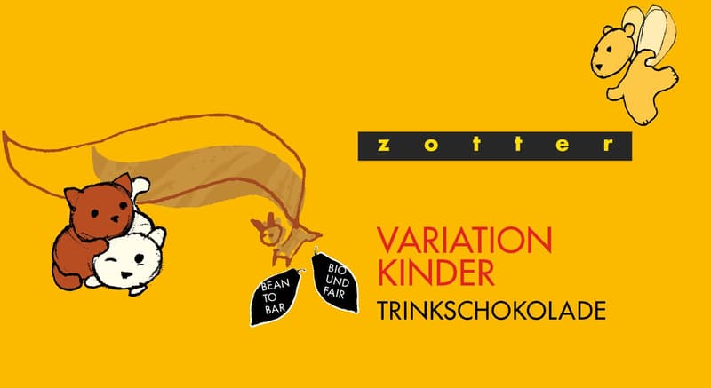 Zotter BIO Trinkschokolade Variation Kinder