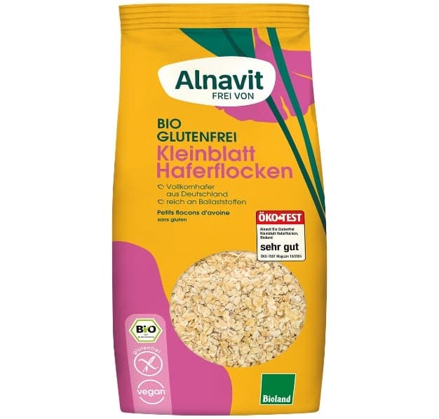Alnavit BIO Kleinblatt Haferflocken glutenfrei