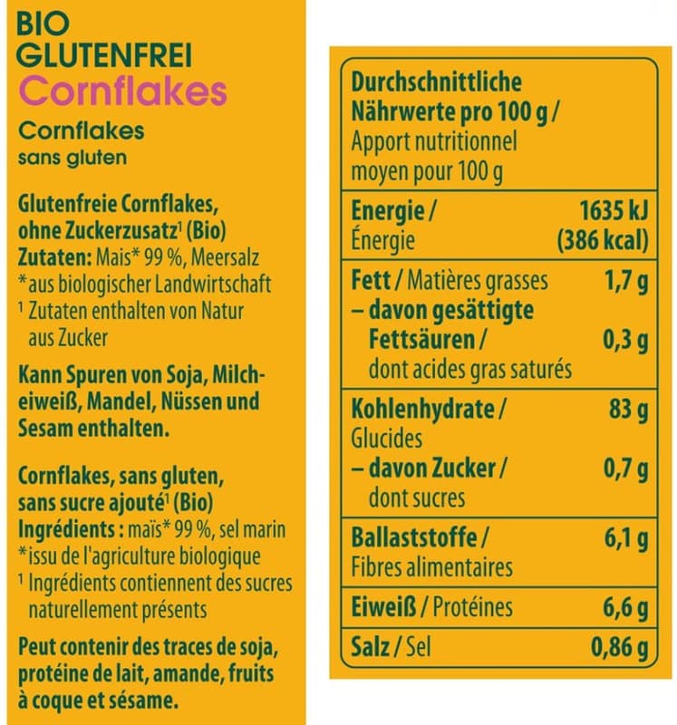 Alnavit BIO Cornflakes glutenfrei