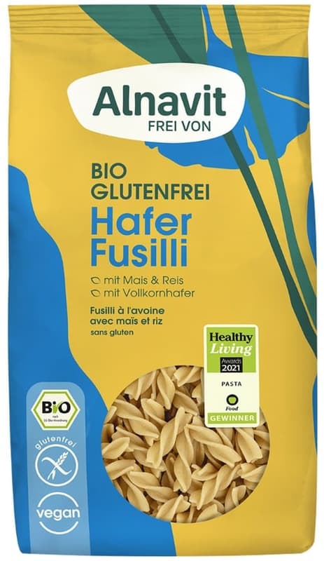 Alnavit BIO Hafer Fusilli glutenfrei