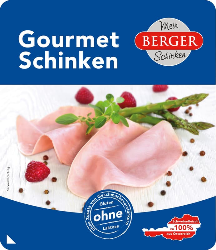Berger Gourmet Schinken geschnitten