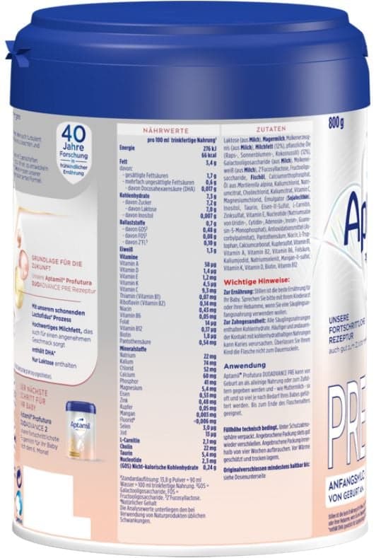 Aptamil Profutura PRE starter milk