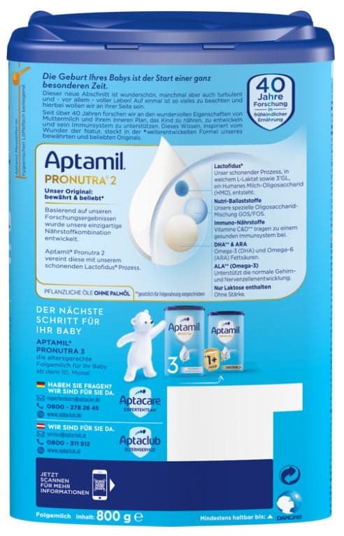 Aptamil Pronutra 2 Folgemilch