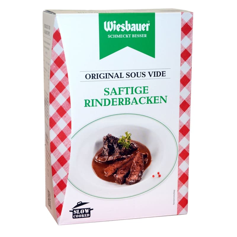 Wiesbauer Gourmet Juicy beef cheeks sous vide