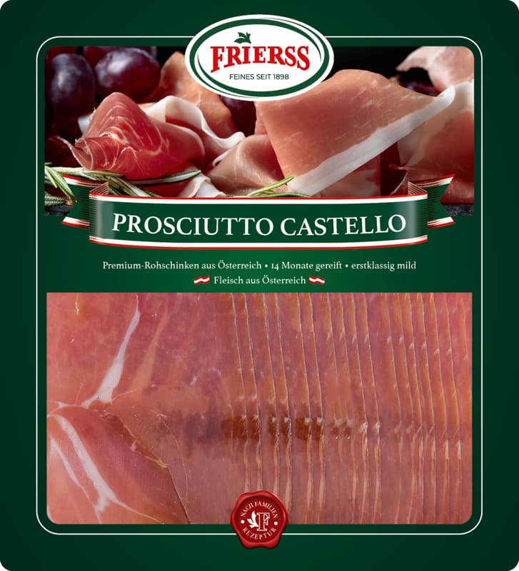 Frierss Prosciutto Castello geschnitten