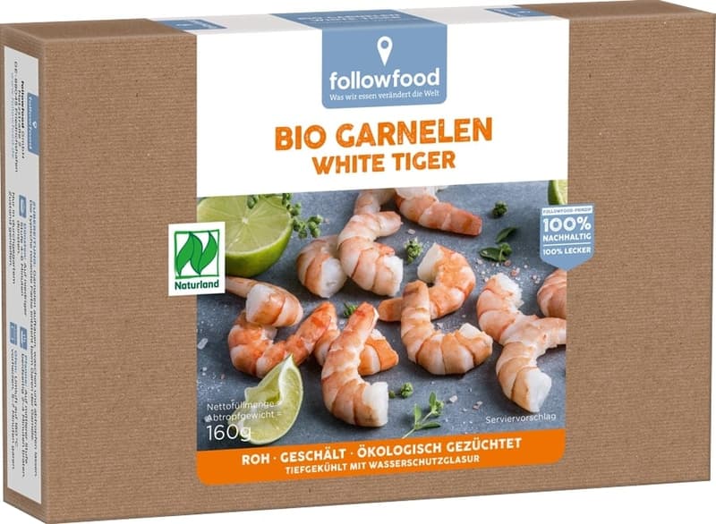 followfood BIO Garnelen geschält (tiefgekühlt)