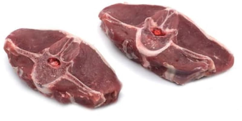 BIO Lamb back steak with bone