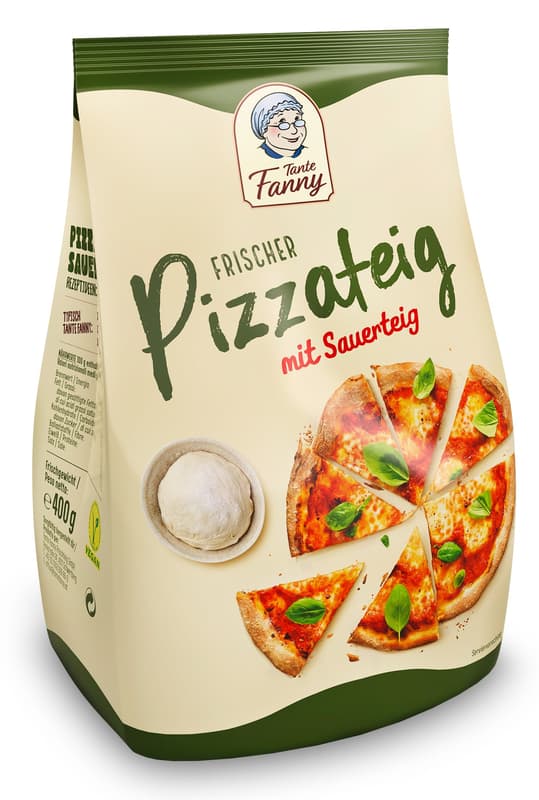 Tante Fanny Frischer Pizzateig mit Sauerteig