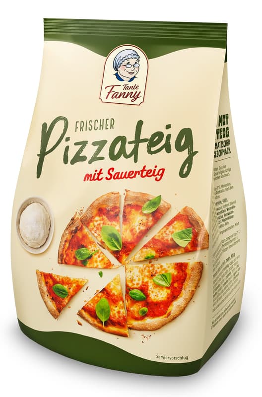 Tante Fanny Frischer Pizzateig mit Sauerteig