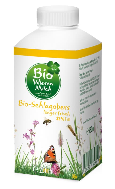 Organic Wiesenmilch Whipped Cream 32% ESL