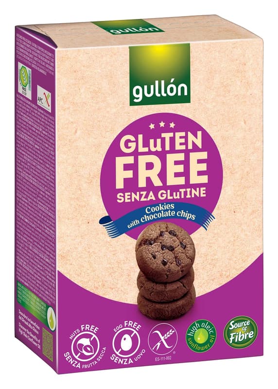 Gullón Kekse mit Schokoladenstückchen glutenfrei