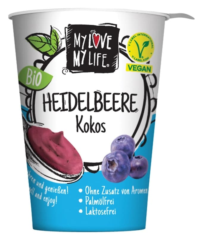 MyLove-MyLife BIO Kokos-Joghurtalternative Heidelbeere