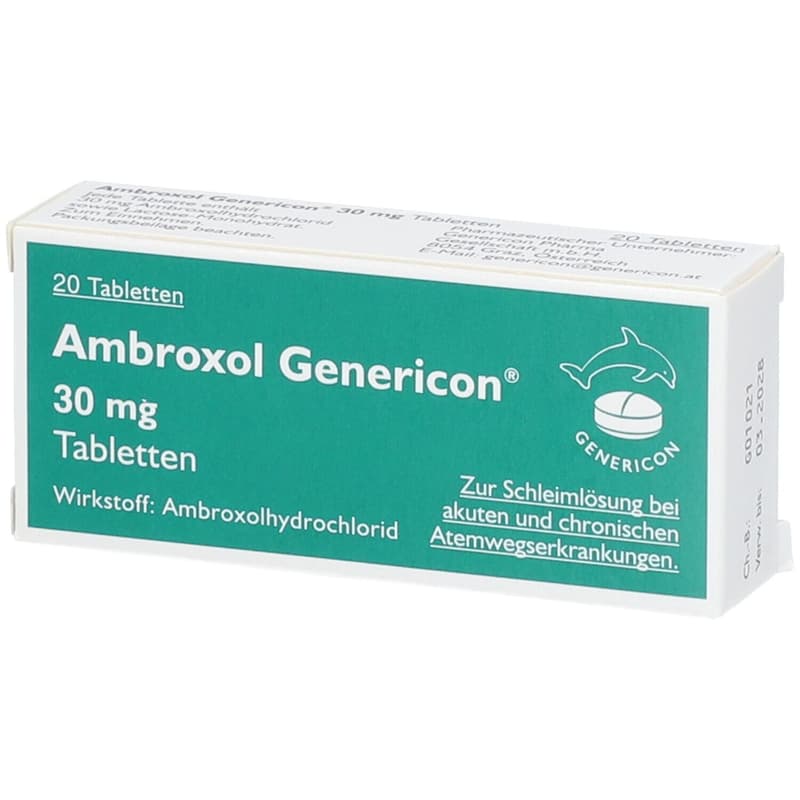 Ambroxol Genericon 30 mg tablets