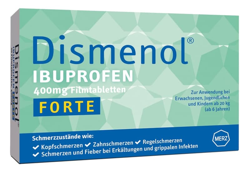 Dismenol forte Ibuprofen 400 mg film-coated tablets