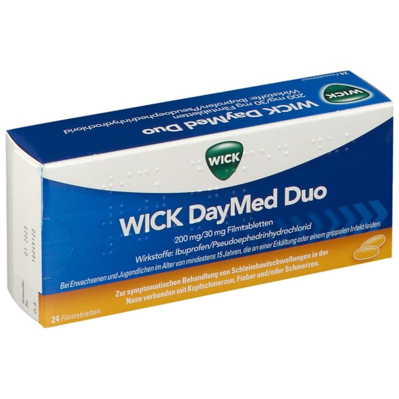 WICK DayMed Duo 200 mg/30 mg film-coated tablets