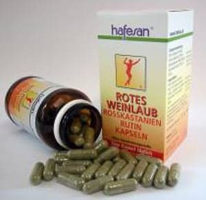 Hafesan Red Vine Leaf + Horse Chestnut + Rutin Capsules
