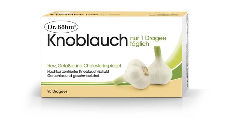 Dr. Böhm® Knoblauch nur 1 Dragee täglich