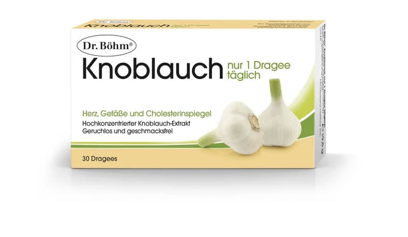 Dr. Böhm Garlic only 1 dragee daily