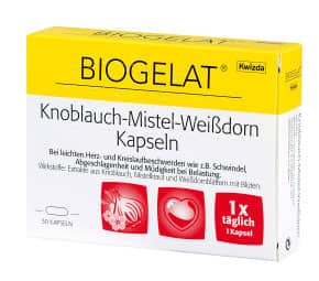 BIOGELAT Garlic-Mistle-Hawthorn Capsules