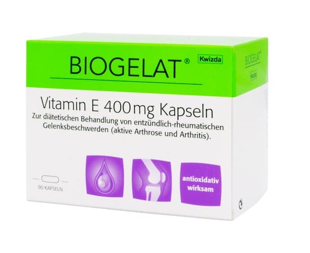 Biogelat Vitamin E 400mg Capsules