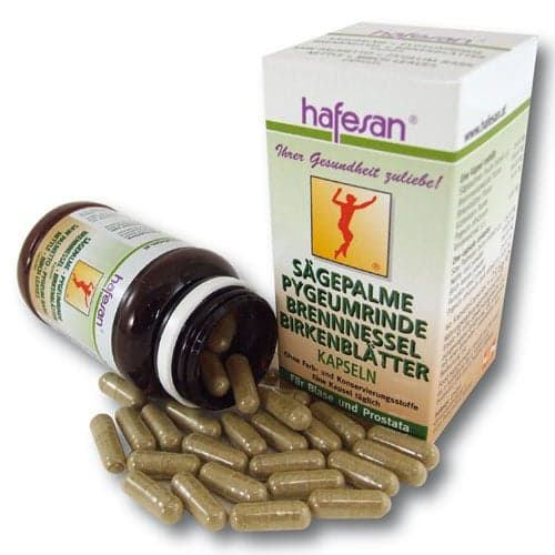 Hafesan SAW PALM CAPSULES + Pygeum + Nettle + Birch Leaves
