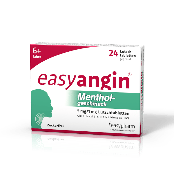 easyangin 5 mg/1 mg Lutschtabletten Mentholgeschmack