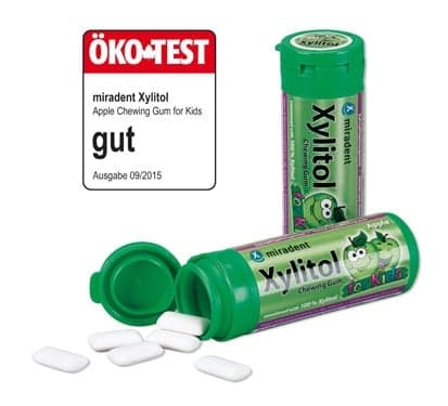 Miradent XYLITOL CHEWING GUM Apfel for Kids