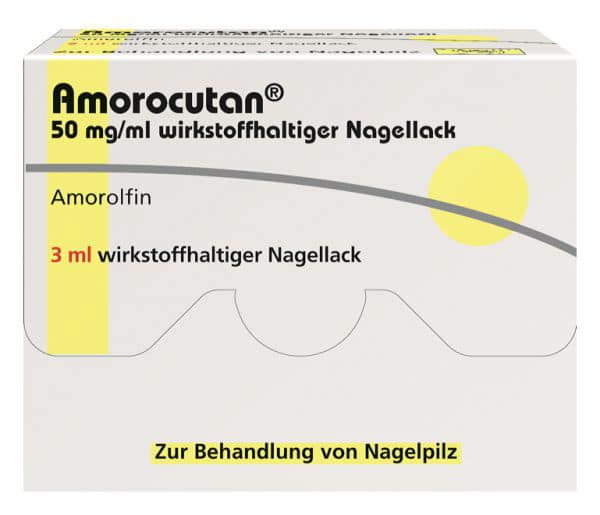 Amorocutan 50 mg/ml wirkstoffhaltiger Nagellack