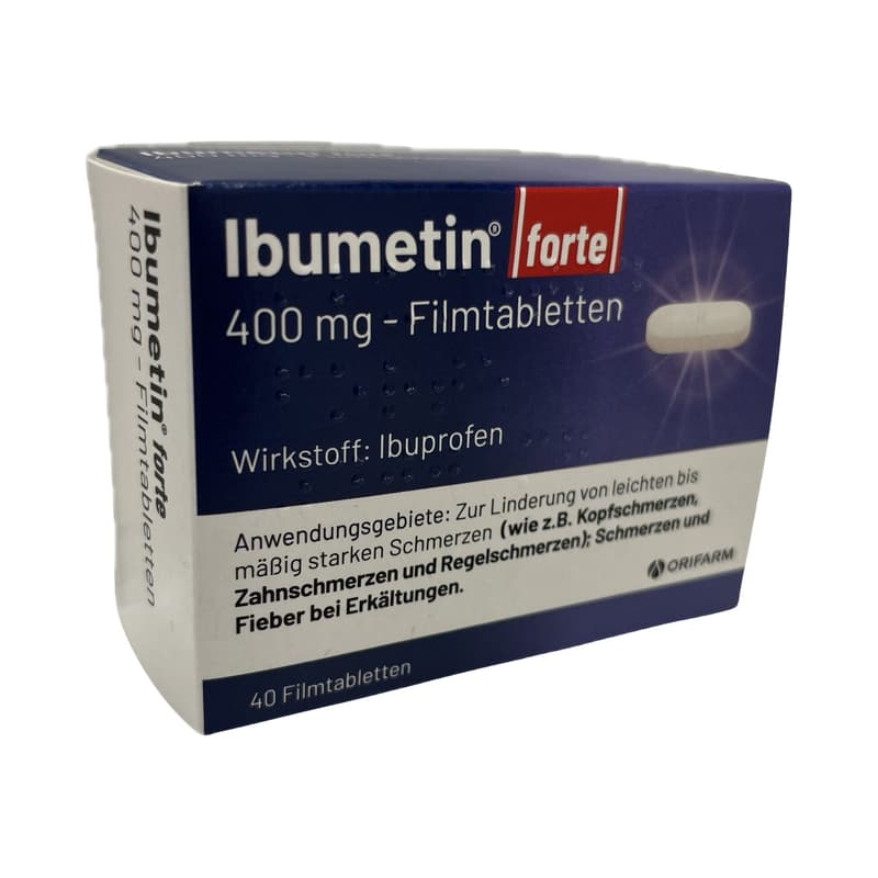 Ibumetin forte 400 mg - Filmtabletten