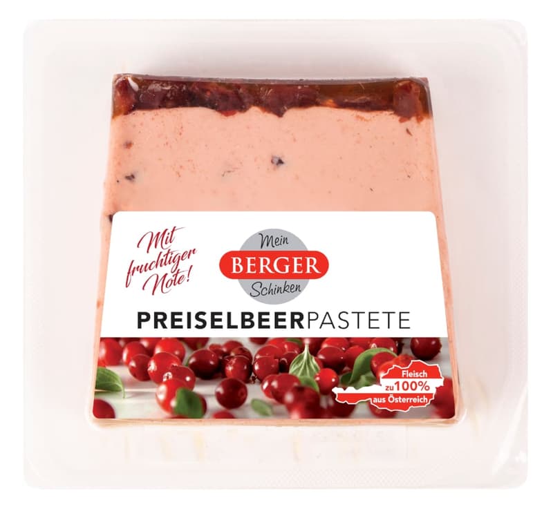 Berger Preiselbeer Pastete