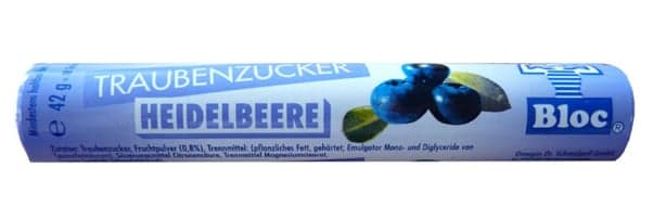 Bloc Traubenzucker Heidelbeere