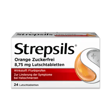 Strepsils Orange sugar-free 8.75 mg lozenges