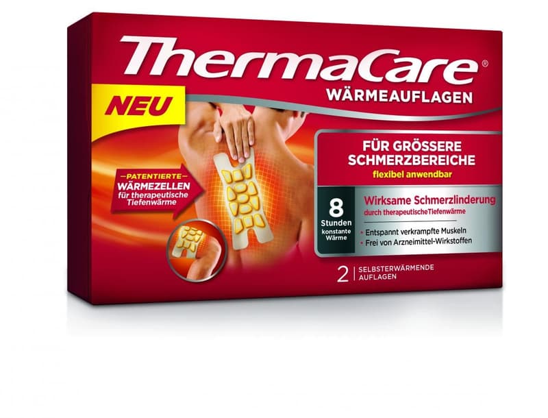 ThermaCare heat pads for flexible use large