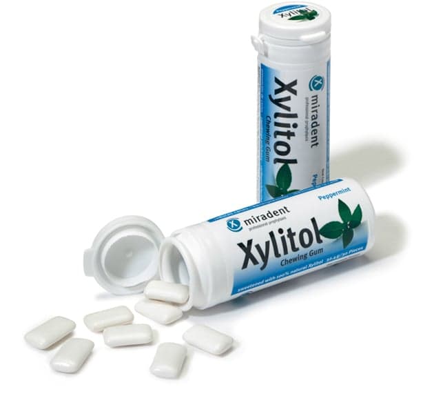 Miradent XYLITOL CHEWING GUM Peppermint