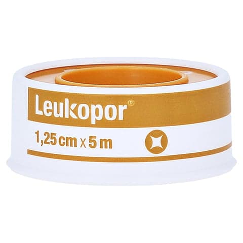 LEUKOPOR 5m x 1.25cm white