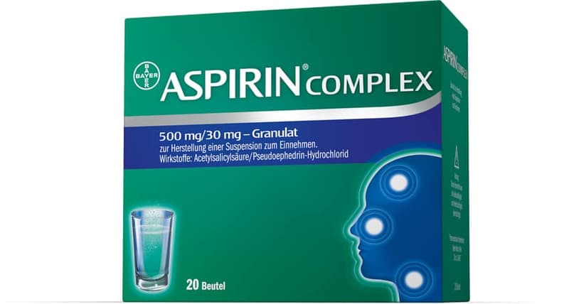 Aspirin Complex 500 mg/30 mg - Granulat zur Herstellung einer Suspension zum Einnehmen